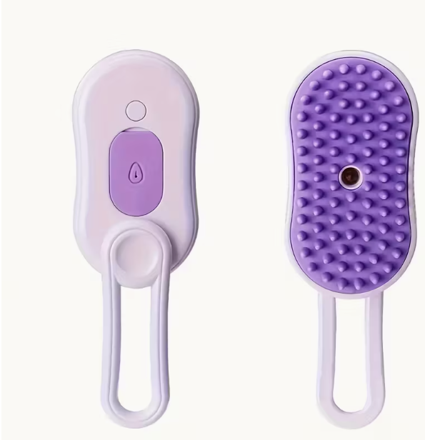 3-in-1 Steam Pet Grooming Brush | USB Rechargeable | Cats & Dogs