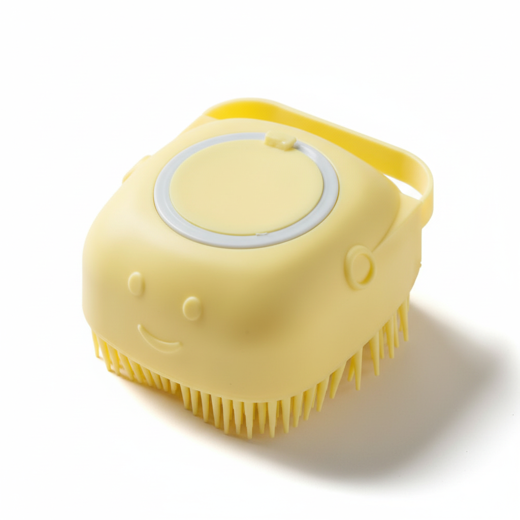 Yellow Pet Grooming Brush - Professional